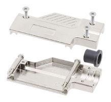 MH CONNECTORS DCMR15-ULP D-SUB HOOD, SIDE ENTRY, DA, ZINC ALLOY