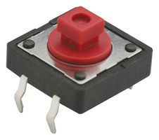 MULTICOMP MC32875 TACTILE SWITCH, SPST-NO, 0.05A, 12V, THD