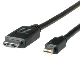 ROLINE 11.04.5793 CABLE, MINI DP-HDMI A, PLUG, 4.5M, BLACK