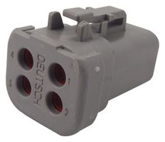 TE CONNECTIVITY - DEUTSCH DTP06-4S-E003 AUTOMOTIVE HOUSING, PLUG, 4POS, 25A