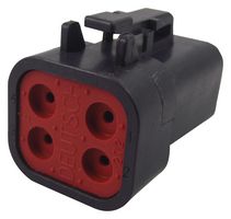 TE CONNECTIVITY - DEUTSCH DTP06-4S-CE02 AUTOMOTIVE HOUSING, PLUG, 4POS, 25A
