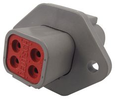 DEUTSCH - TE CONNECTIVITY DTP04-4P-L012 AUTOMOTIVE HOUSING, RCPT, 4POS, 25A