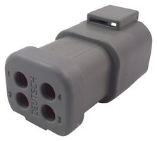 TE CONNECTIVITY - DEUTSCH DTP04-4P-E003 AUTOMOTIVE HOUSING, RCPT, 4POS, 25A