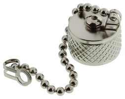 AMPHENOL RF 202102 DUST CAP W/ CHAIN, RF COAX N JACK