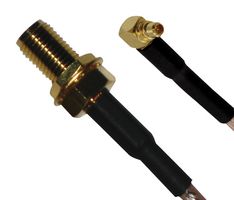 AMPHENOL RF 245106-02-06.00 RF CABLE ASSEMBLY, SMA JACK-MMCX PLUG