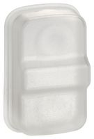 SCHNEIDER ELECTRIC ZBA710 SW BOOT, DOUBLE, RECT, TRANSPARENT