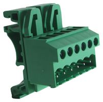 CAMDENBOSS CTBPD96VJ/6 TERMINAL BLOCK, DIN RAIL, 6POS, 14AWG