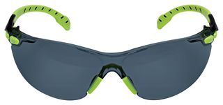 3M S1202SGAF-EU SAFETY GLASS, GREY, ANTI FOG, BLK/GRN