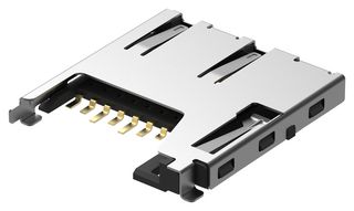 GCT MEM2061-01-188-00-A CONN, MICROSD, 8POS, PUSH-PUSH, SMT ROHS COMPLIANT: YES