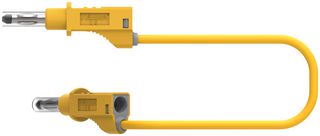 TENMA 76-1340 TEST LEAD, YELLOW, 500MM, 600V, 36A