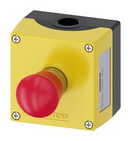 SIEMENS 3SU1851-0NA00-2AA2 EMERGENCY STOP SW, SPST-NC, 500V, SCREW
