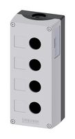 SIEMENS 3SU1804-0AA00-0AB1 ENCLOSURE, 4 COMMAND POINT, PLASTIC, GRY