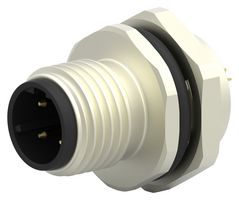 TE CONNECTIVITY T4132512041-000 CONECTOR SENSOR M12, MACHO, 4 POS, PANEL
