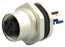 TE CONNECTIVITY T4171110504-001 CABLE SENSOR, 4P M12 HEMBRA-LIBRE, 0.2M