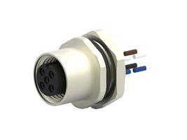 TE CONNECTIVITY T4171310004-001 SENSOR CORD, 4P M12 RCPT-FREE END, 7.9"