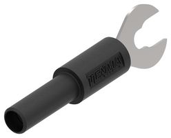 MULTICOMP PRO 76-078 ADAPTER, BANANA JACK - SPADE LUG, BLK