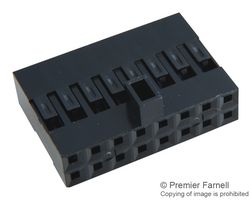 AMPHENOL COMMUNICATIONS SOLUTIONS 65846-011LF CONN, HOUSING, RCPT, 16POS, 2ROW, 2.54MM