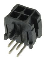 MOLEX 43045-0402 CONNECTOR, HEADER, 4POS, 2ROW, 3MM