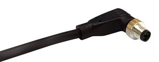BULGIN LIMITED PXPTPU05RAM04ACL010PUR SENSOR CORD, 4P M5 PLUG-FREE END, 1M