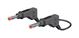 STAUBLI 66.9407-050-21 PVC TEST LEAD, BLACK, 500MM, 600V, 32A