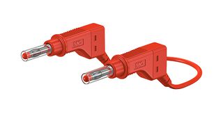 STAUBLI 66.9407-200-22 PVC TEST LEAD, RED, 2M, 600V, 32A
