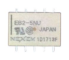 NEXEM EB2-5NU-L SIGNAL RELAY, DPDT, 1A, 250VAC, SMD