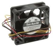 SANYO DENKI 9GA0624P6G001 VENTIL AXIAL 60MM, 24VDC, 31.1CFM, 43DBA