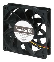 SANYO DENKI 9GV1248P4G011 AXIAL FAN, 120MM, 48VDC, 171CFM, 58DBA