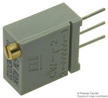 TT ELECTRONICS / BI TECHNOLOGIES 67WR20KLF TRIMMER, POT, 20K, 20TURN, 10%, TH