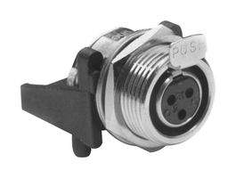 AMPHENOL AUDIO AG3FCCH CONNECTOR, MINI XLR, JACK, 3POS, PANEL