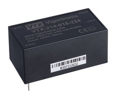 VIGORTRONIX VTX-214-015-215 POWER SUPPLY, AC-DC, 15V, 1A