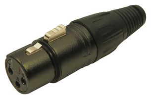 CLIFF ELECTRONIC COMPONENTS FC6141 CONNECTOR, XLR, JACK, 3POS, CABLE