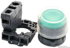 SCHNEIDER ELECTRIC XB5AA3351 PB SWITCH, SPST-NO, 6A, 120VAC