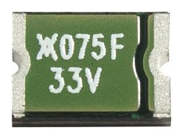 LITTELFUSE MINISMDC075F/33-2 PPTC RESETTABLE FUSE, 0.75A, 33VDC, 1812