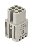 HARTING 09210072732 HEAVY DUTY INSERT, RCPT, 7POS, 22-16AWG