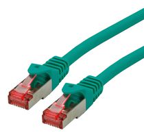 ROLINE 21.15.2630 PATCH CORD, RJ45 PLUG, CAT6, 0.5M, GREEN