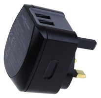 ANSMANN 1001-0046 USB TRAVELLER CHARGER, 0.28A/240VAC, BLK
