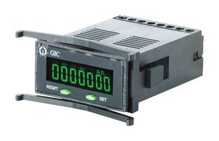 GIC Z2301N0G1FT00 HOUR METER/COUNTER, 7 DIGIT, MOSFET O/P