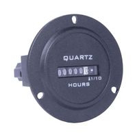 GIC LD13F1 MEDIDOR HORAS, 10-80VDC, BISEL REDONDO