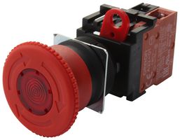 OMRON INDUSTRIAL AUTOMATION A22ELM24A01 EMERGENCY STOP SW, SPST-NC, 110V, SCREW