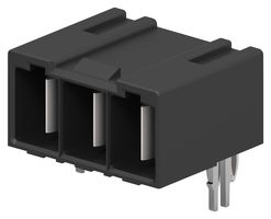 TE CONNECTIVITY 2204581-2 CONN, HEADER, R/A, 3POS, 1ROW, PRESS FIT