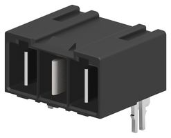 TE CONNECTIVITY 2204529-1 CONN, HEADER, R/A, 3POS, 1ROW, TH