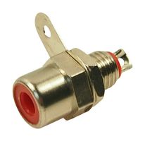 CLIFF ELECTRONIC COMPONENTS FC68369 RCA CONNECTOR, JACK, 1POS, 3.5MM, RED