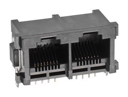 WURTH ELEKTRONIK 615008149521R RJ45 CONN, R/A, JACK, 8P8C, 1PORT, TH