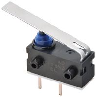 OMRON ELECTRONIC COMPONENTS D2AW-A052D R MICROSWITCH, LEVER, SPST-NC, 0.1A, 12VDC