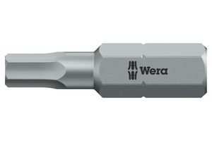 WERA 05056335001 HEX BIT, SIZE 8MM X 25MM