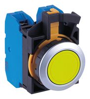 IDEC CW4L-M1E10QM4Y PB SWITCH, SPST-NO, 10A, 120VAC, SCREW