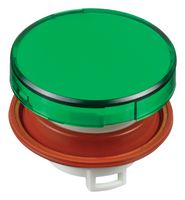 IDEC HW1A-L1GL ROUND LENS, GREEN, FLUSH