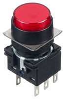 IDEC LB1B-M1T6LR PULSADOR, DPDT, 5A, 250VAC, QC/SOLDAR