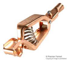 MUELLER ELECTRIC BU-21CPS AUTO TEST CLIP, SOLID COPPER, 100A, 27MM